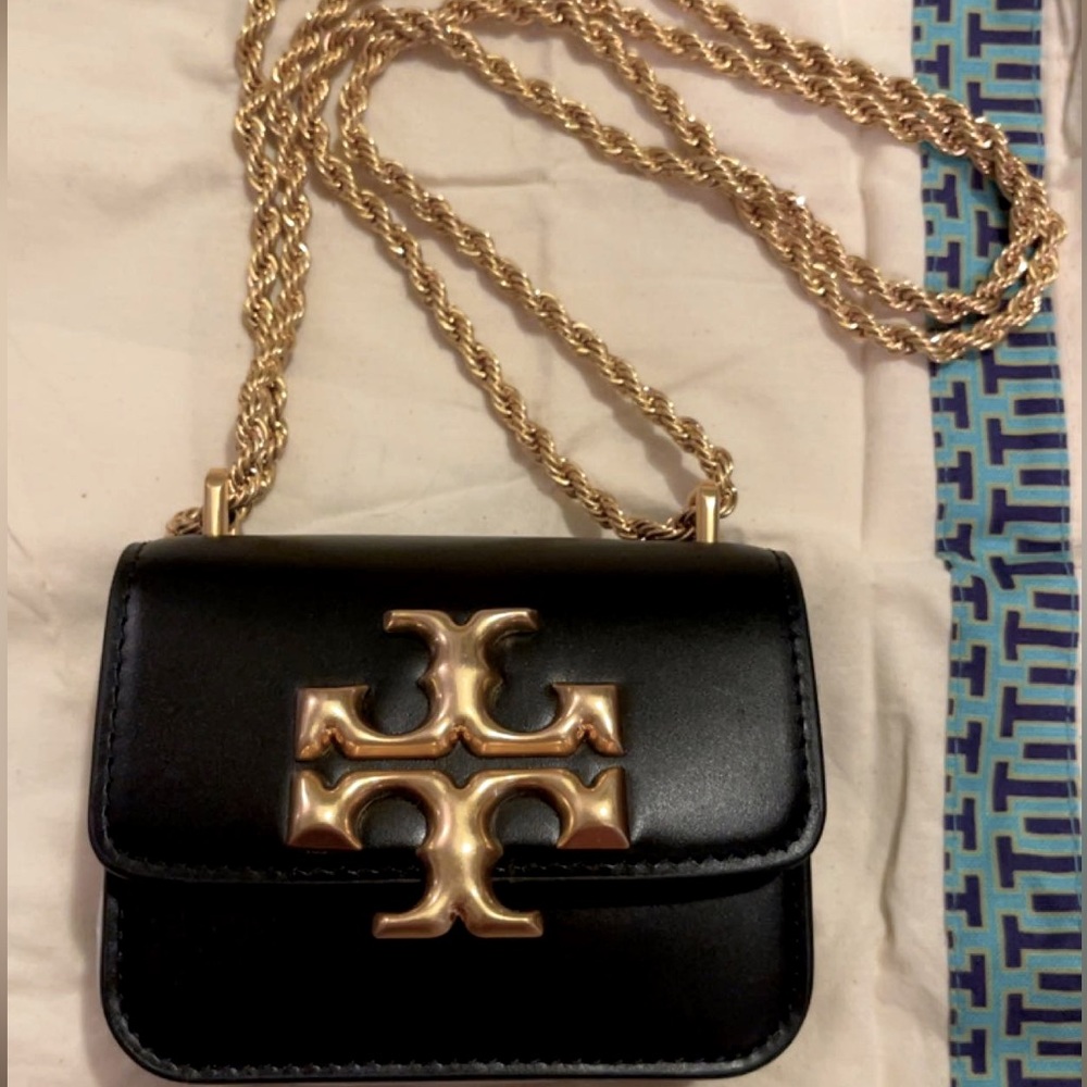 Tory Burch Mini Eleanor crossbody bag.